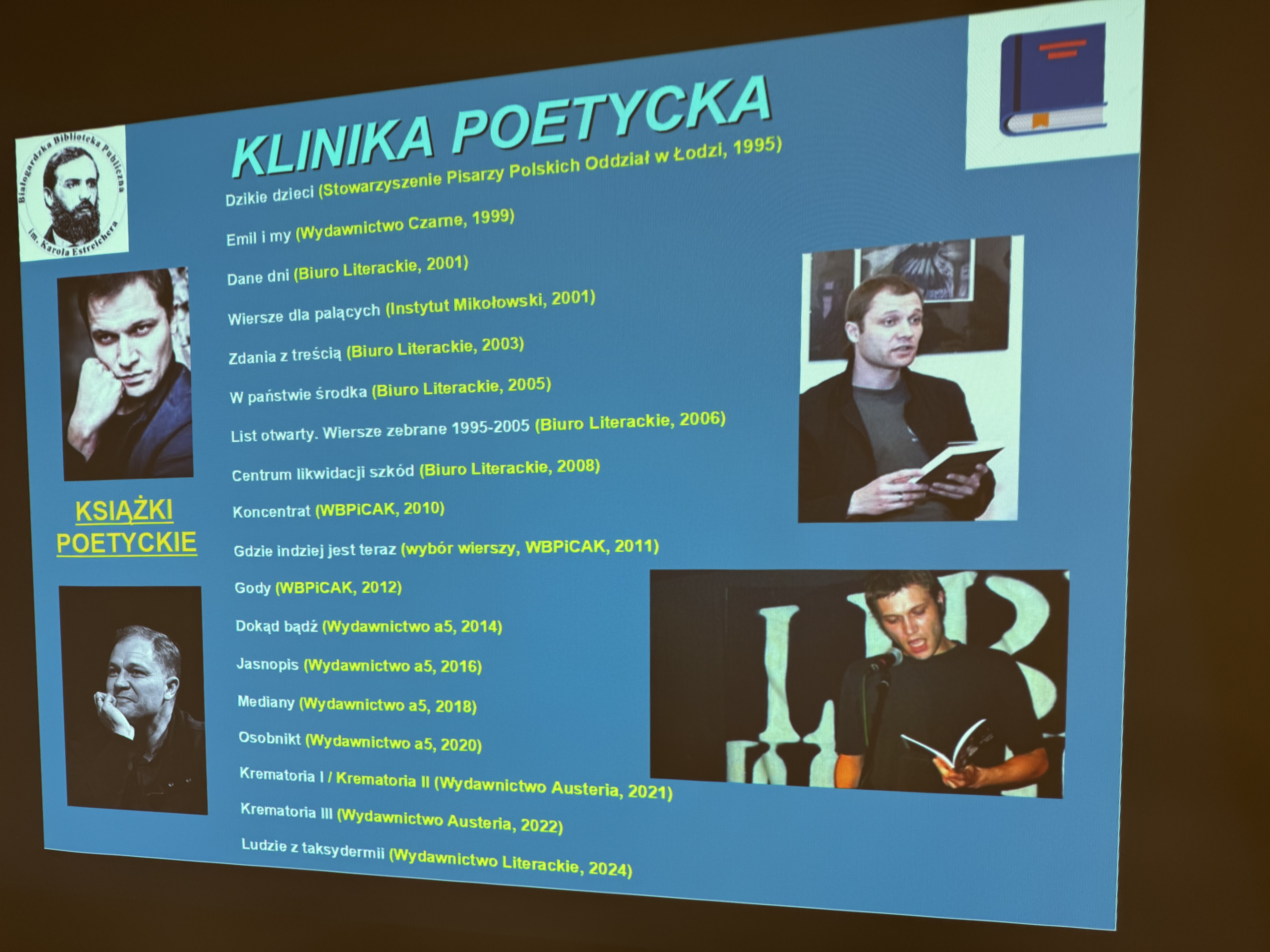 zdjęcie dorobku Siwczyka na ekranie