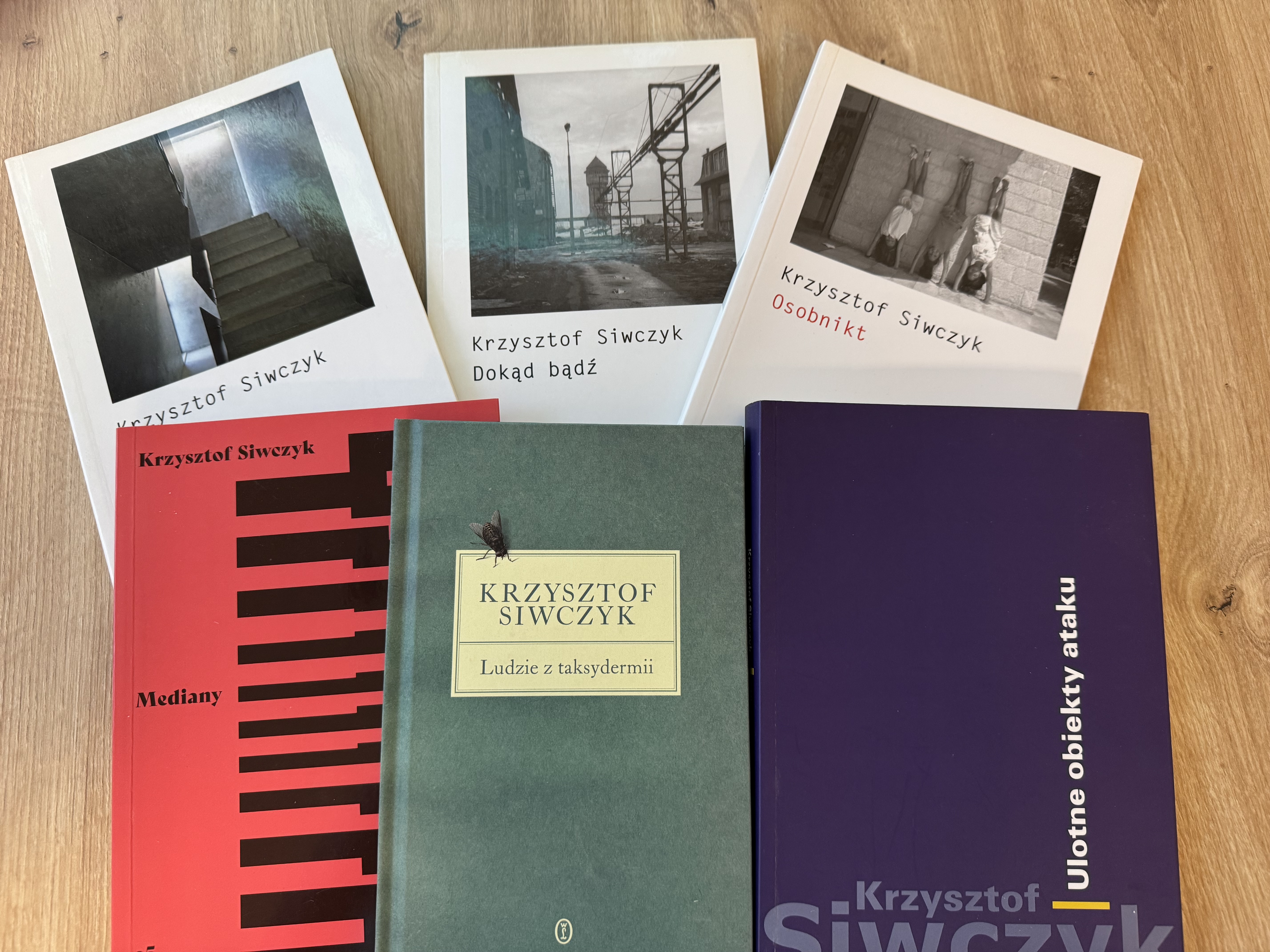 zdjęcie wybranych książek Siwczyka